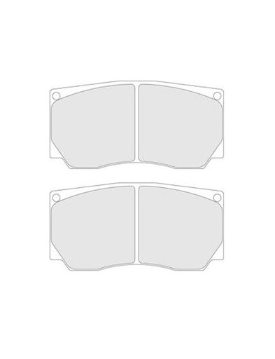[5011W61T17,5RC8] 5011W61T17,5RC8 - CL brake pads RC8