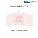 [5014W54T25RC6E] 5014W54T25RC6E - Plaquettes CL brakes RC6E