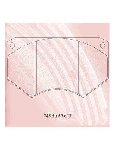 [5015W58T17RC6] 5015W58T17RC6 - CL brake pads RC6
