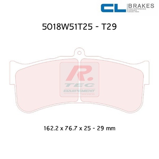 [5018W51T25RC6E] 5018W51T25RC6E - Pastillas de freno CL Brakes RC6E