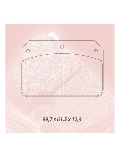 [5025W46T12RC6] 5025W46T12RC6 - CL brake pads RC6