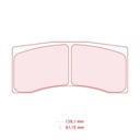 [5036W50T16RC8R] 5036W50T16RC8R - CL brake pads RC8