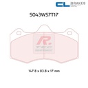 [5043W57T17RC8] 5043W57T17RC8 - CL brake pads RC8