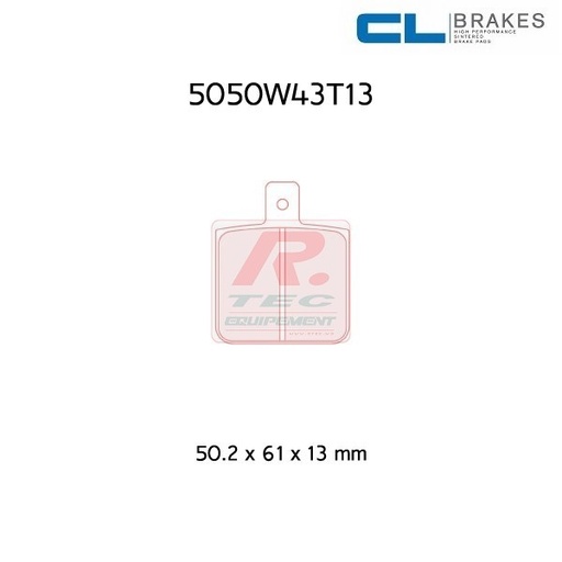 [5050W43T13RC6] 5050W43T13RC6 - CL brake pads RC6