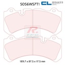 [5056W57T17,5RC6E] 5056W57T17,5RC6E - Plaquettes CL brakes RC6E