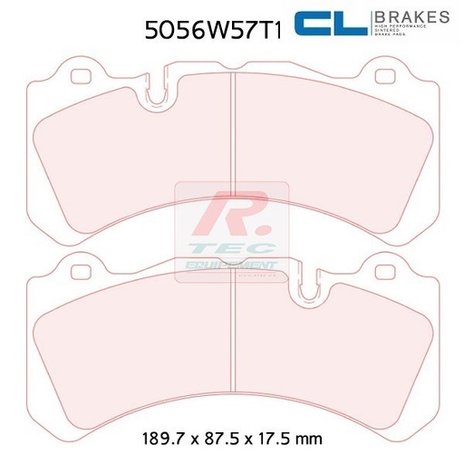 [5056W57T17,5RC6E] 5056W57T17,5RC6E - CL brake pads RC6E