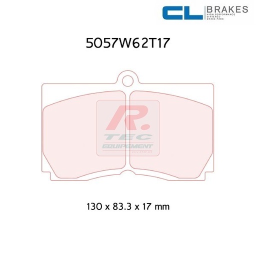 [5057W62T17RC6E] 5057W62T17RC6E - CL brake pads RC6E