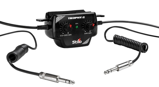 [AB0102] Stilo Trophy 2 Intercom. Individual volume controls & 9V power supply