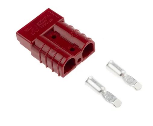 [SB50R] Prise batterie rouge 50A