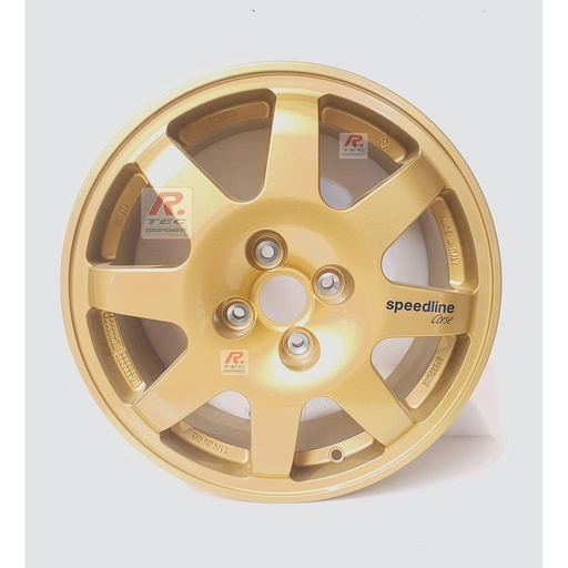 [SL676G] Speedline wheel SL676, 7.25x16, ET=53, PCD=4x100, Gold, CB=60.1, Renault Clio Groupe A