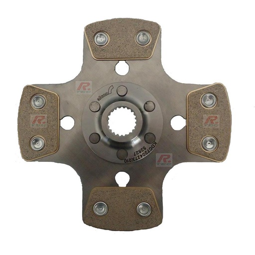 Disque d'embrayage Alcon Ø 184 mm - 4 patins - 7,2 mm - Moyeu 11.7 mm
