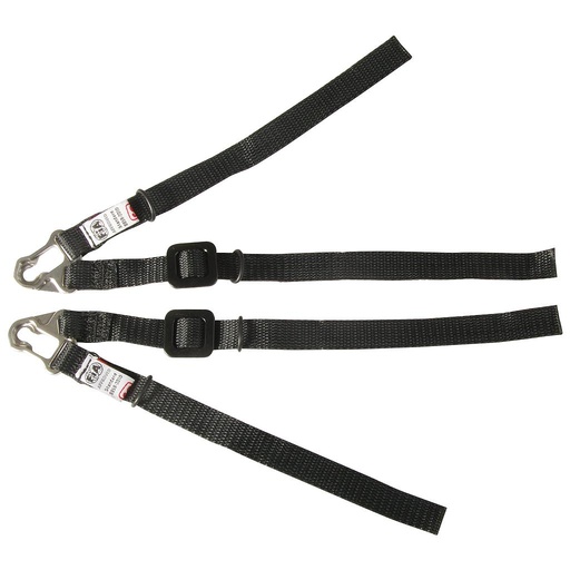 [HANS4981 / HS.PA.DE] Simpson Hybrid replacement straps standard (HANS clips)