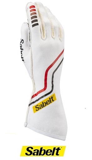 FIA HERO TG10 Sabelt Gloves - White