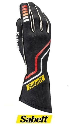 [RFTG10NR12] TG10 Sabelt handschoenen - Zwart - FIA 8856-2018