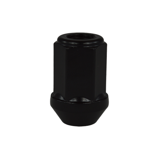 [CM0751830040] Écrou de roue ouvert M12x1.25 - L : 34 mm, noir, Zinc