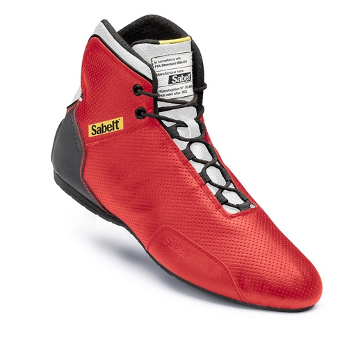Chaussures Sabelt PRO HERO rouges TB-10 - FIA 8856-2018