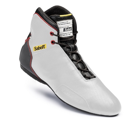 Chaussures Sabelt PRO HERO blanches TB-10 - FIA 8856-2018