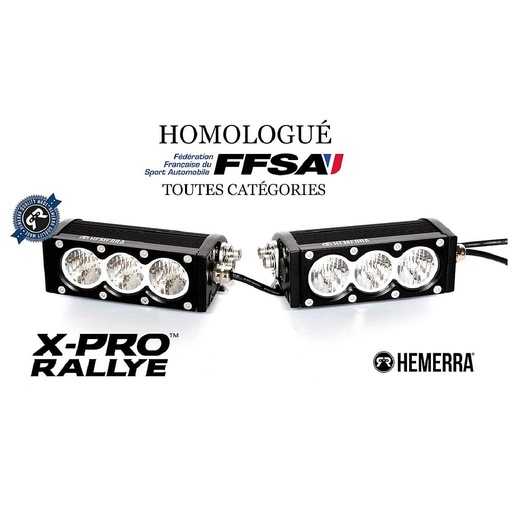 [XPROVIRAGES] Rampe à LED HEMERRA 2x30W phares de virages