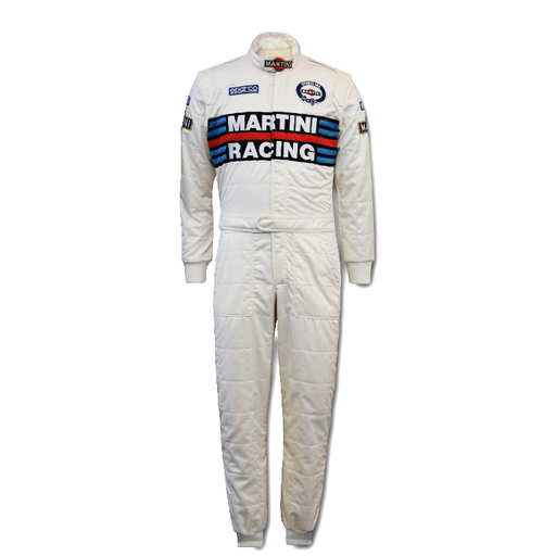 [8SP001128MR] Combinaison FIA SPARCO + RS-5.1 MARTINI RACING blanche