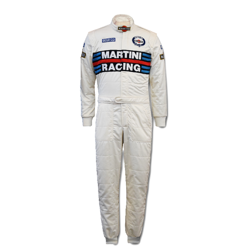 [8SP001128MR] MARTINI RACING FIA suit white (SPARCO MARTINI)