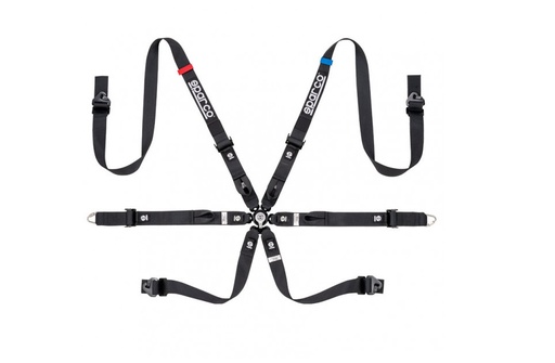 [04821HMNR] Sparco harness Prime H-7 Berline (Black)