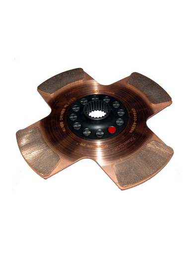 [CP8400-A016] Disque d'embrayage AP RACING Ø184 mm - 25x14.4 - 4 patins   - ép. 7.11 mm