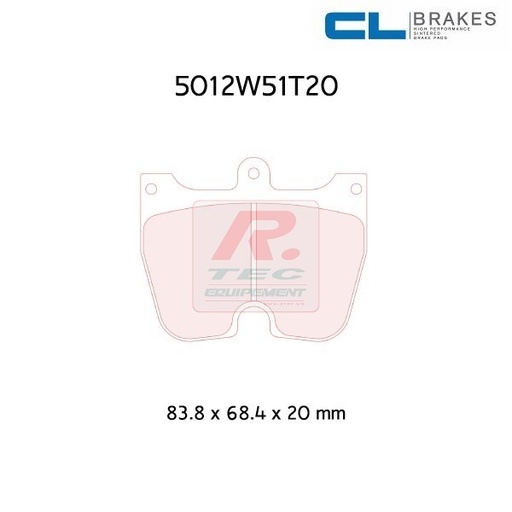 [5012W51T20RC6] 5012W51T20RC6 - Plaquettes CL brakes RC6