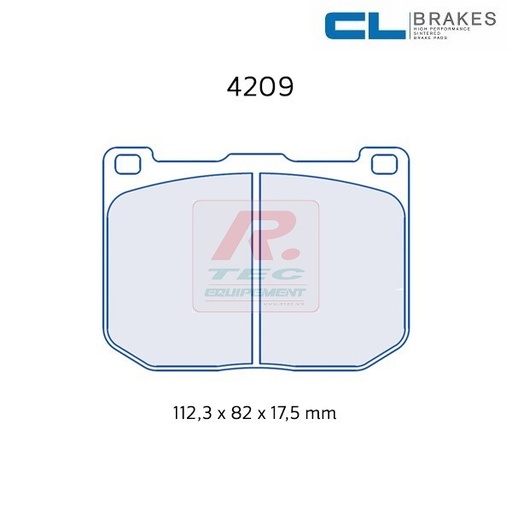 [4209RC6] 4209RC6 - Plaquettes CL brakes RC6