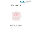 [5017W46T18RC8R] 5017W46T18RC8R - Plaquettes CL brakes RC8