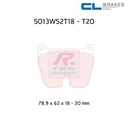 [5013W52T18RC6] 5013W52T18RC6 - Plaquettes CL brakes RC6