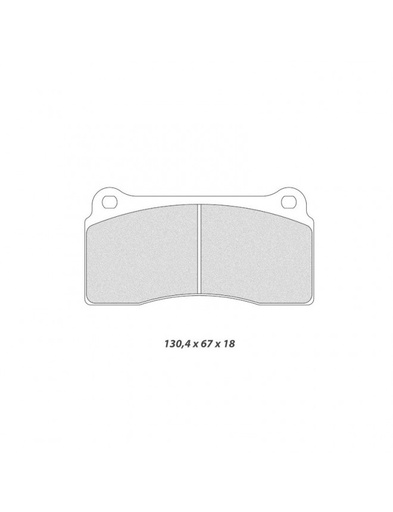 [5013W52T18RC8R] 5013W52T18RC8R - Plaquettes CL brakes RC8