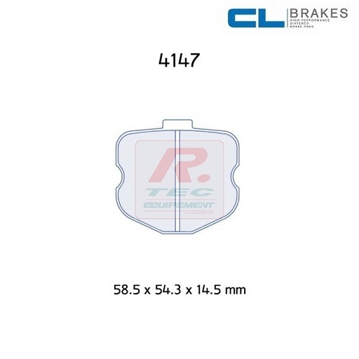 [4147RC6] 4147RC6 - Plaquettes CL brakes RC6