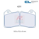 [4211RC6] 4211RC6 - Plaquettes CL brakes RC6