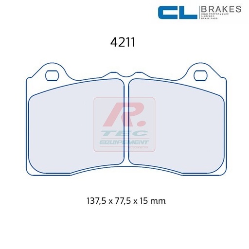 [4211RC6] 4211RC6 - Plaquettes CL brakes RC6