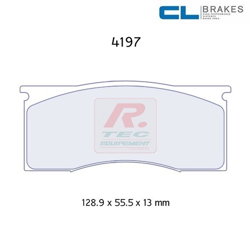 [4197T15RC8] 4197T15RC8 - Plaquettes CL brakes RC8 - NEW
