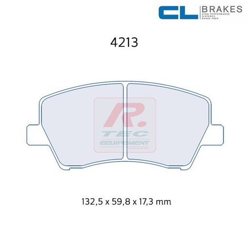 [4213RC8] 4213RC8 - Plaquettes CL brakes RC8