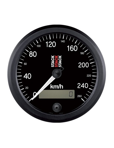 [ST3802] STACK Speedometer STACK 0-260km/h (Black)