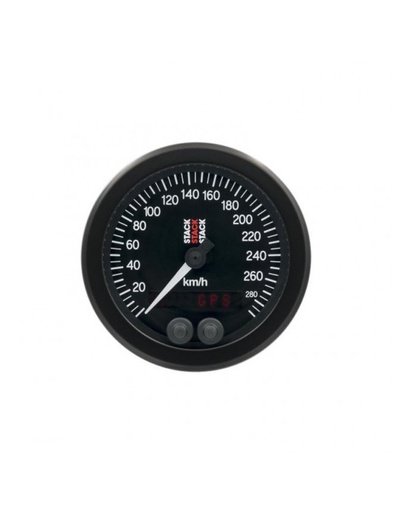 [ST3804] Compteur Vitesse - Gps - 0-290Kmh - Ø 88mm - Noir - Écran Lcd