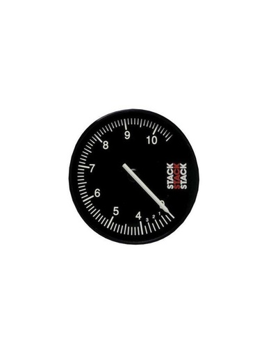 [ST200-04105] Compte Tours St200 Clubman - électrique Pas A Pas - 0-4-10.5K - Ø 80mm - Noir