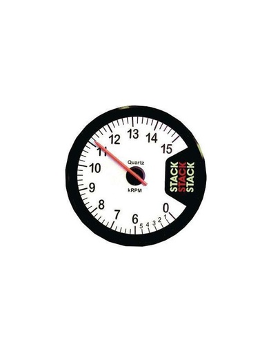[ST200-0615W] Compte Tours St200 Clubman - électrique Pas A Pas - 0-6-15K - Ø 80mm - Blanc