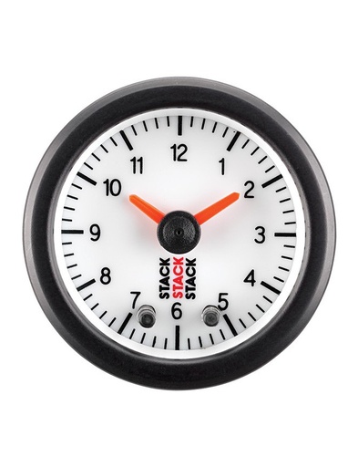 [ST3367] Manomètre d'horloge Analogique - Blanc