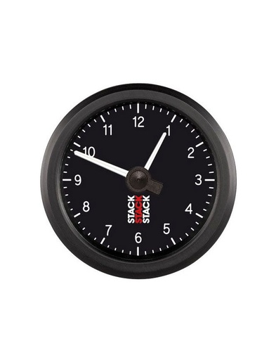 [ST3317] STACK analog clock (Black)