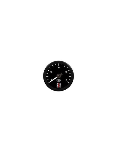 [ST3315] Manomètre de Niveau Carburant - Pro Pas A Pas - 0-280Ohm Progr - Ø 52mm - Noir