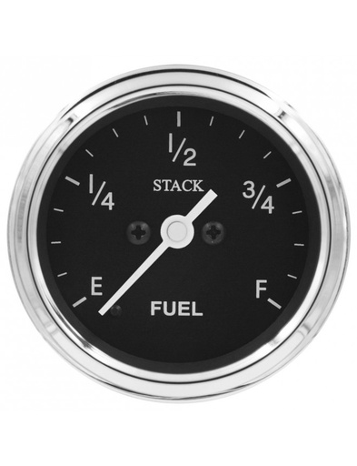 [ST3315C] Manomètre de Niveau Carburant - Pro Pas A Pas - 0-280Ohm Progr - Ø 52mm - Classique