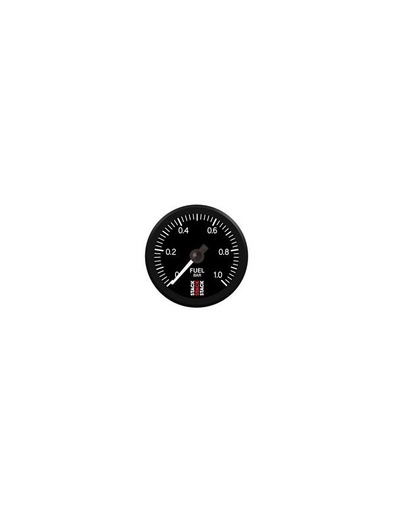 [ST3303] Manomètre de Pression Essence - Pro Pas A Pas - 0-1Bar - M10 M - Ø 52mm - Noir