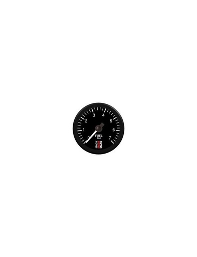 [ST3305] Manomètre de Pression Essence - Pro Pas A Pas - 0-7Bar - M10 Male - Ø 52mm - Noir