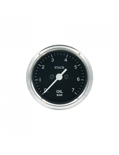 [ST3301C] Manomètre de Pression Huile - Pro Pas A Pas - 0-7 Bar - M10 M- Ø 52mm - Classique
