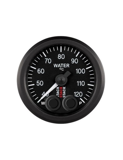 [ST3507] Manomètre de Température Eau - Pro-Control - 40-120°C - 1/8 Nptf M - Ø 52mm - Noir