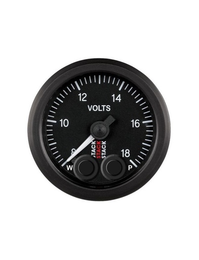 [ST3516] Manomètre Voltmètre 8-18 volt Pro Control STACK