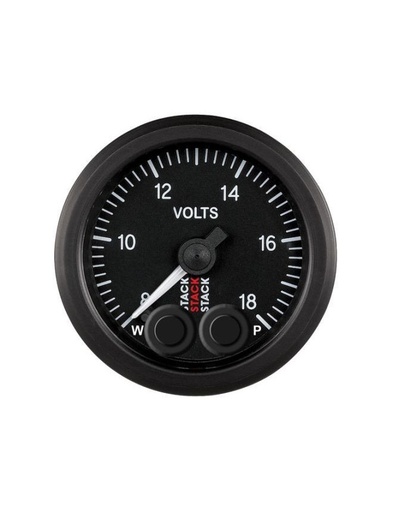 [ST3516] STACK Gauge Voltmeter 8-18 volt Pro Control STACK